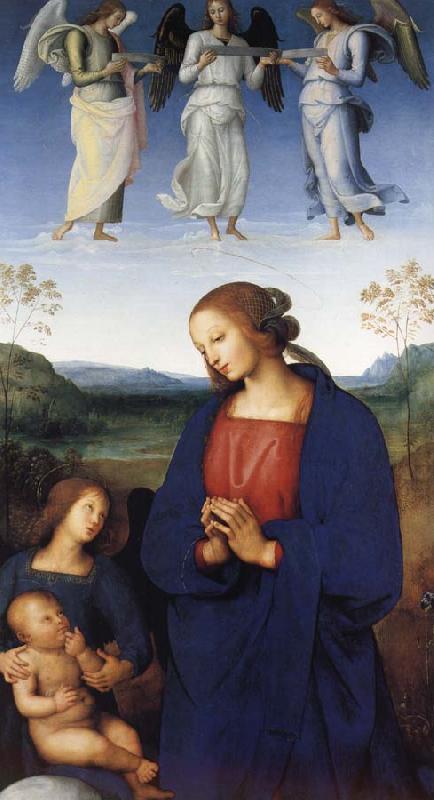 Pietro Perugino The Virgin and Child with an Angel